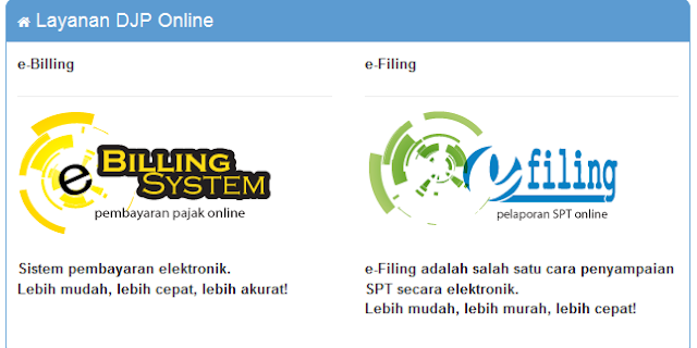 Cara Membuat Kode Billing Melalui DJP Online